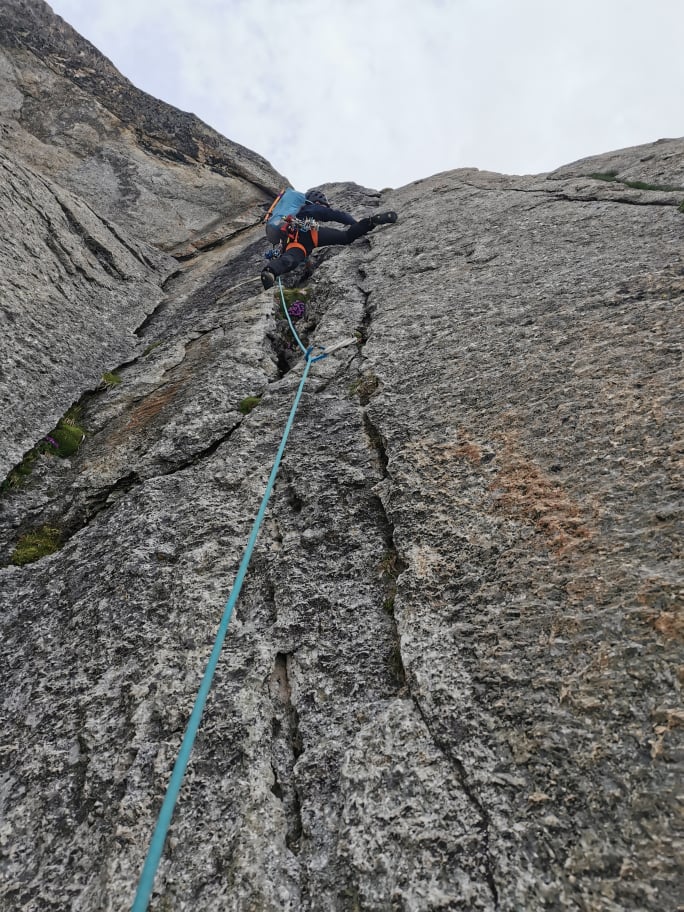 Aiguille du Moine, voie Contamine-Labrunie