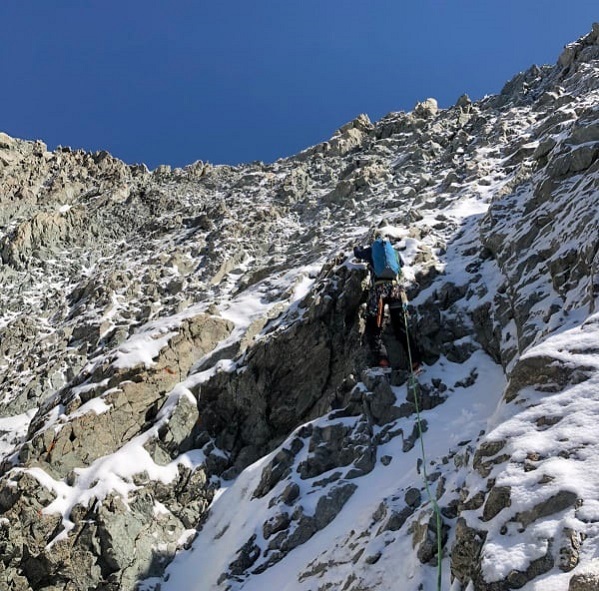 Barre des Écrins, pilier Sud