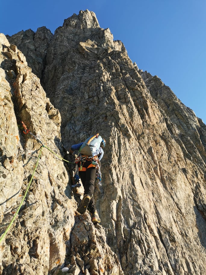 Barre des Écrins, pilier Sud