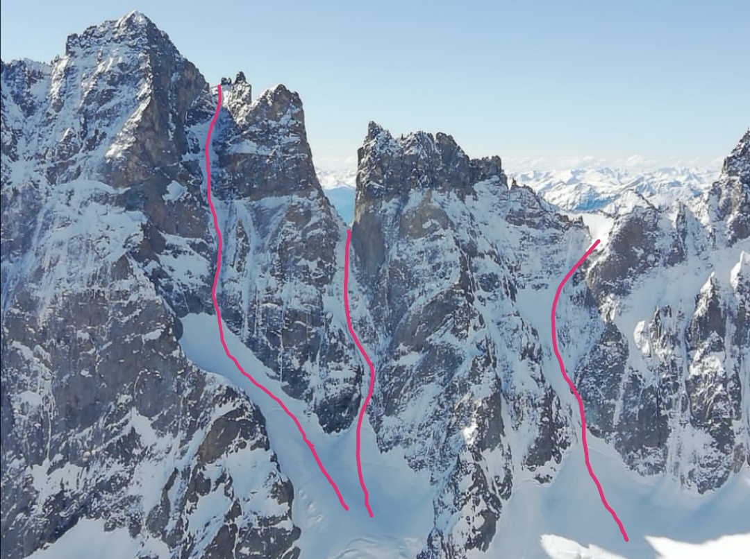 Coup de sabre, couloir Nord