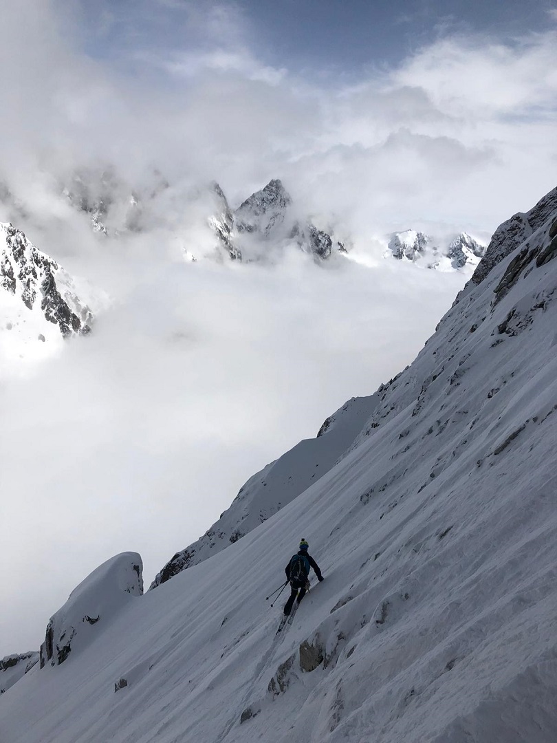 Coup de sabre, couloir Nord