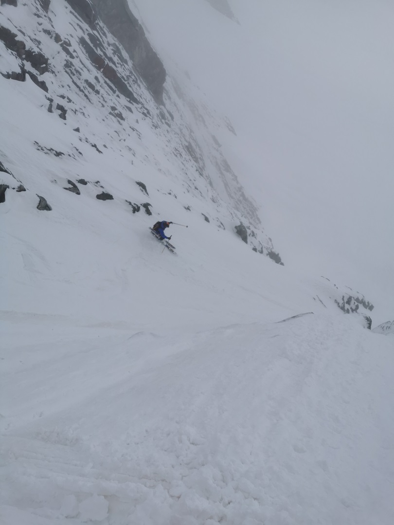 Coup de sabre, couloir Nord