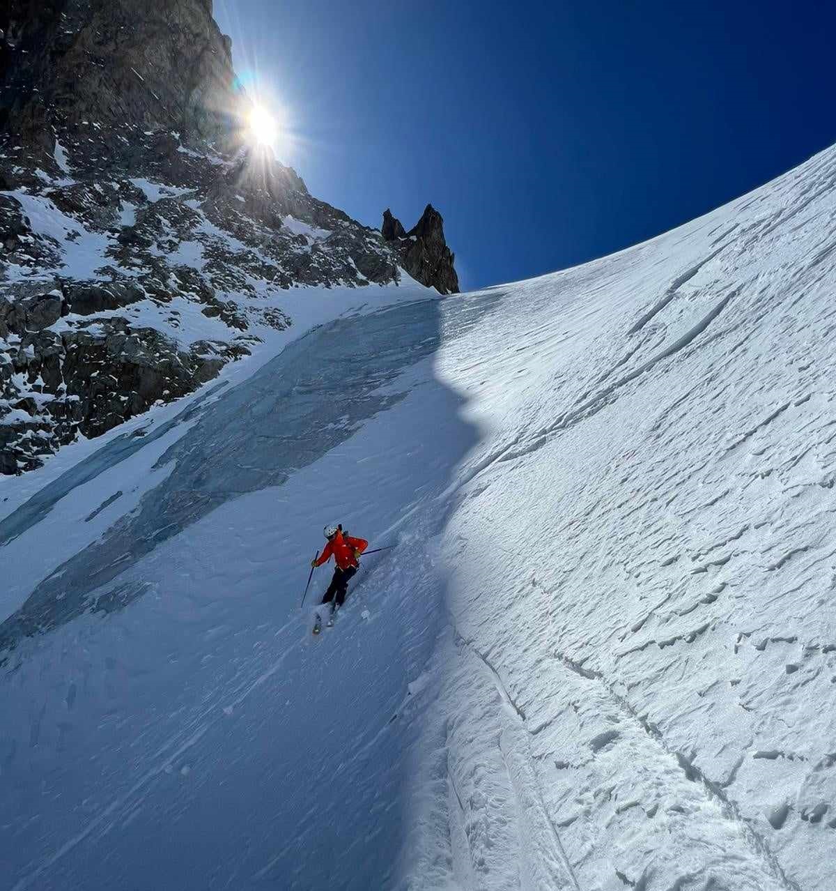 Col Claire, couloir Nord