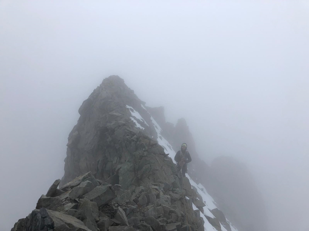 Ailefroide centrale, arête de Coste rouge