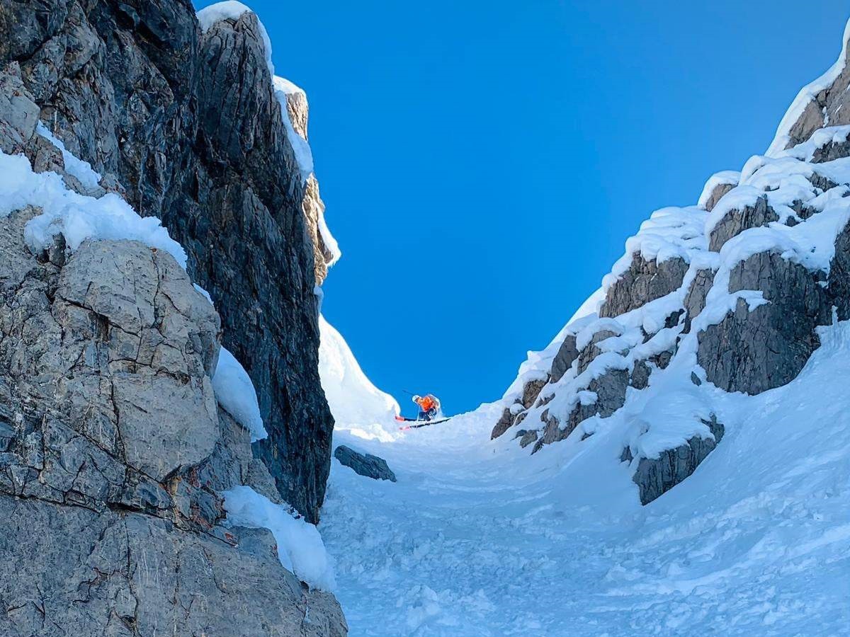 Lasseron, couloir Nord