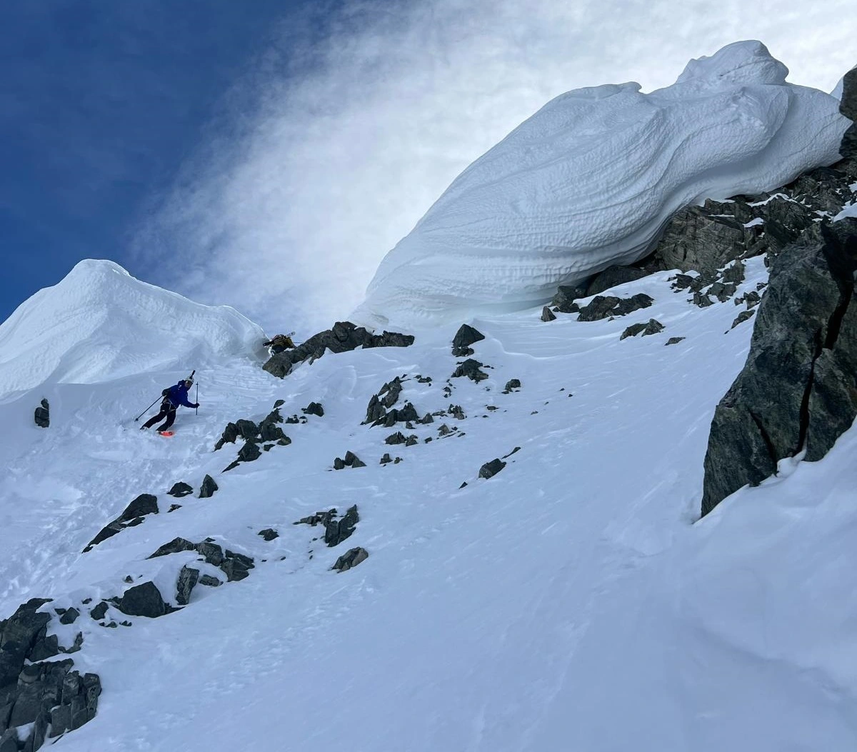 Pic du glacier d'Arsine, face Nord