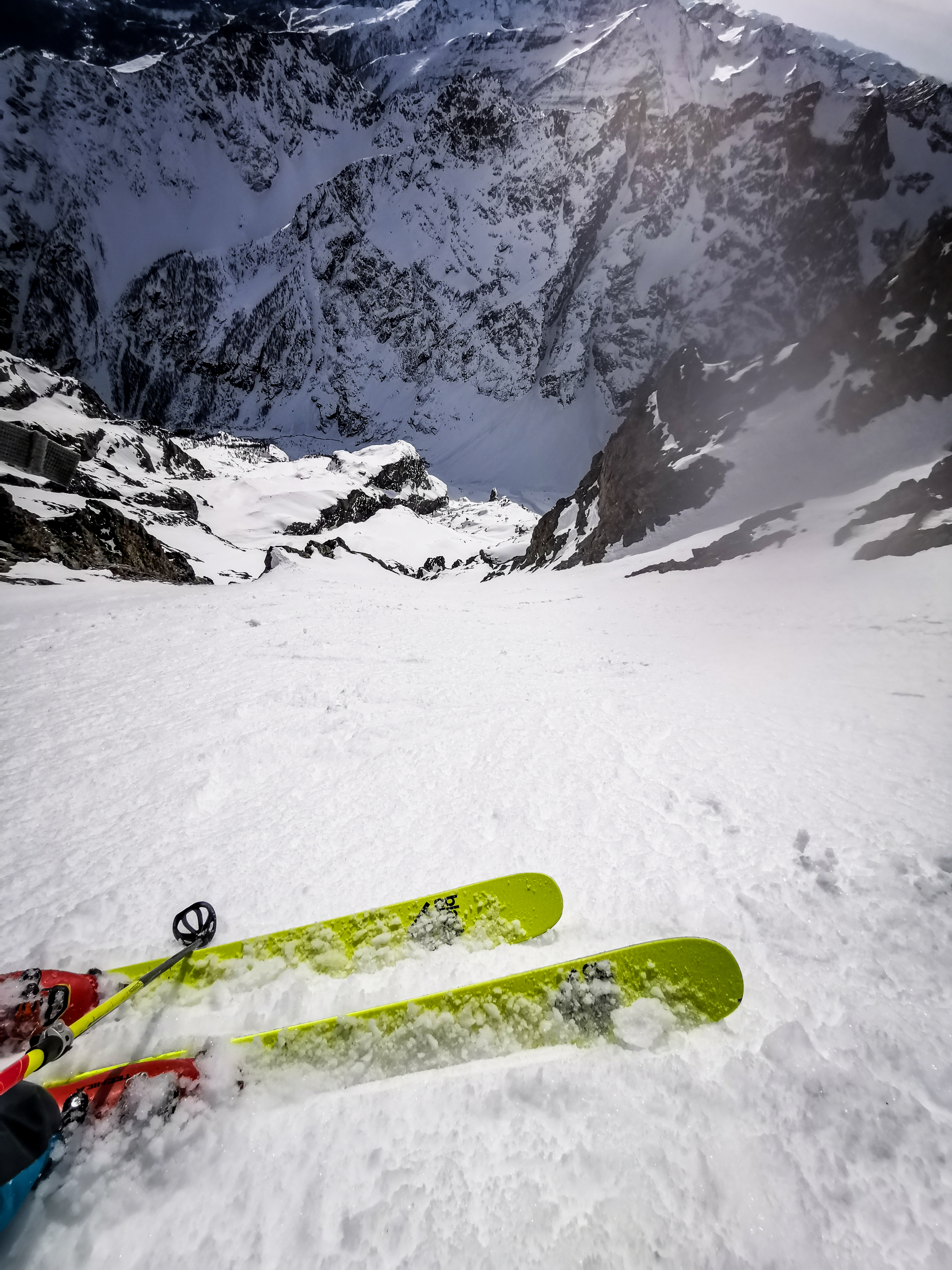 Pelvoux, rochers rouges