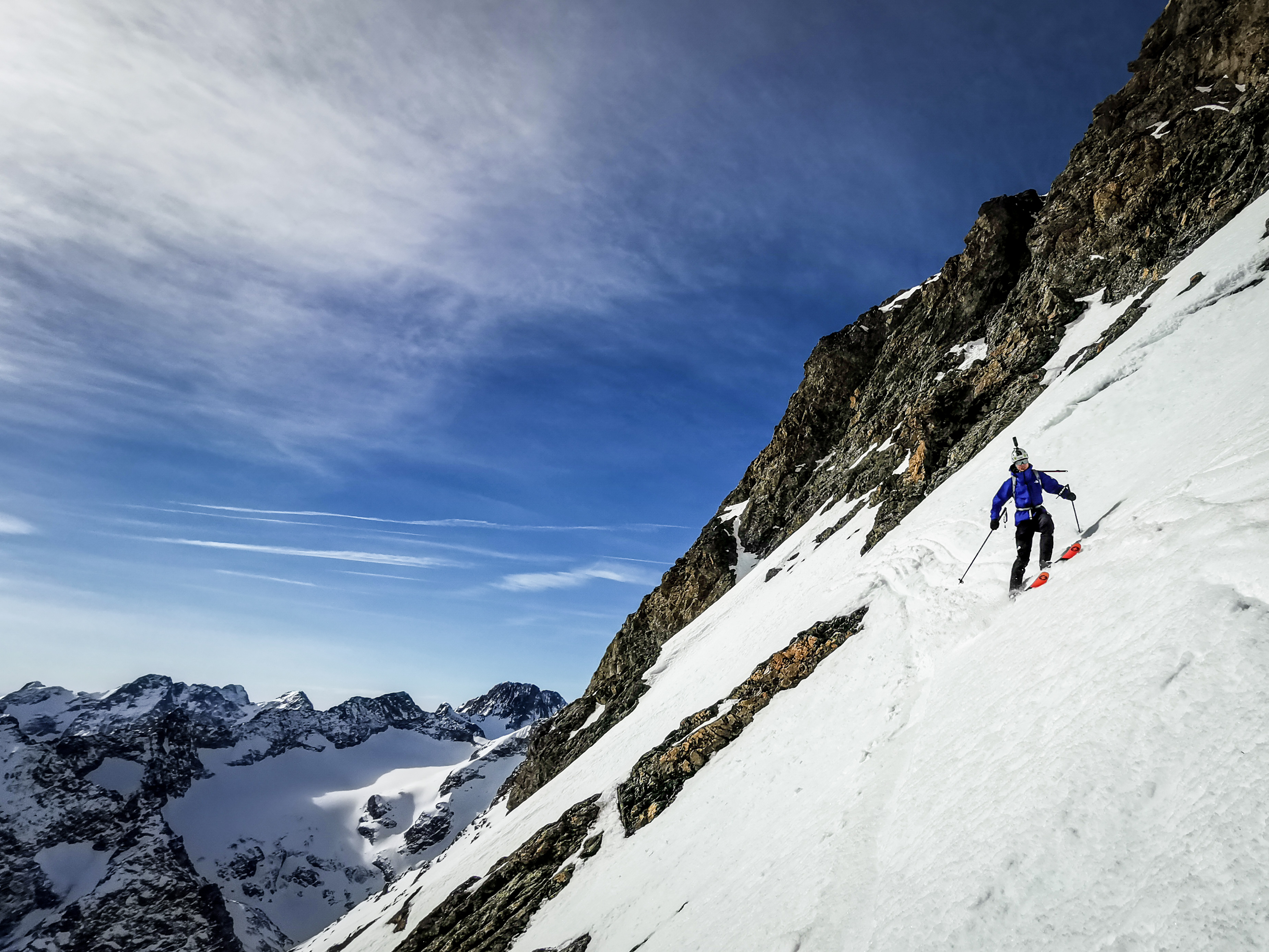 Pelvoux, rochers rouges